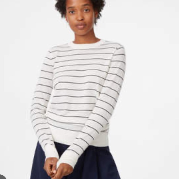 Club Monaco Sweaters - Club Monaco Merino Wool Stripe Sweater Medium